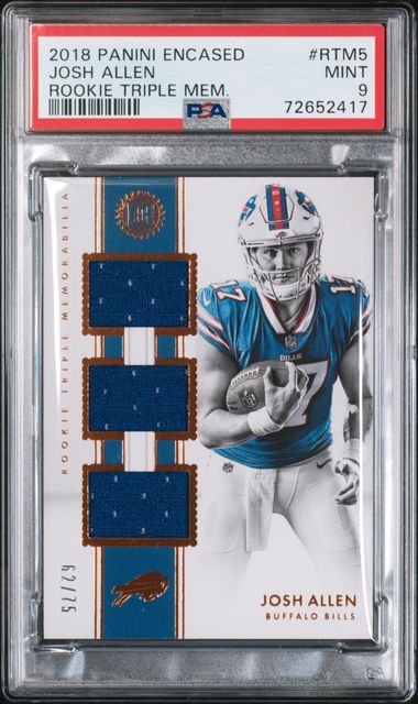 Hotsell Josh Allen Rookie 9 Mint!!!