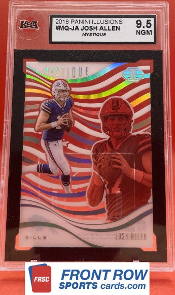 2018 #MQ-JA JOSH ALLEN PANINI ILLUSIONS MYSTIQUE - KSA 9.5 NGM