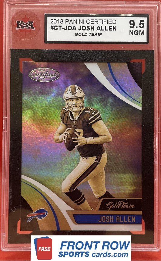 2018 #GT-JOA JOSH ALLEN PANINI GOLD CERTIFIED - KSA 9.5 NGM