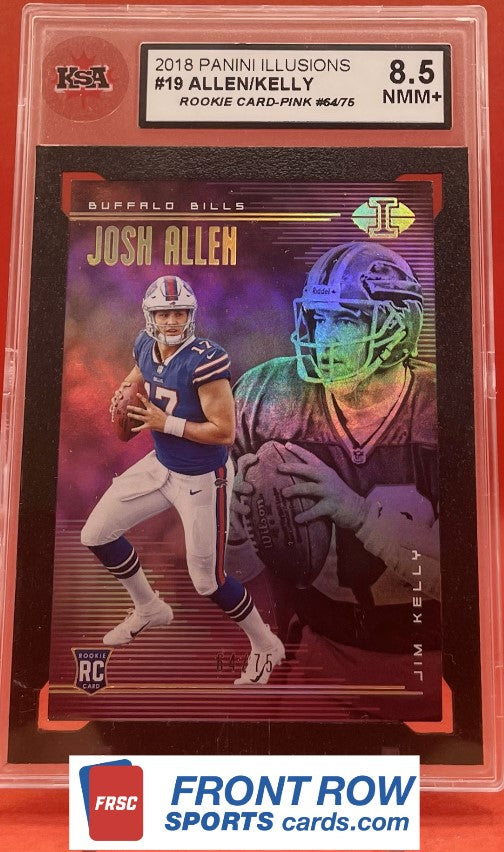 2018 #19 ALLEN/KELLY PANINI ILLUSIONS PINK 64/75 - KSA 8.5 NMM+