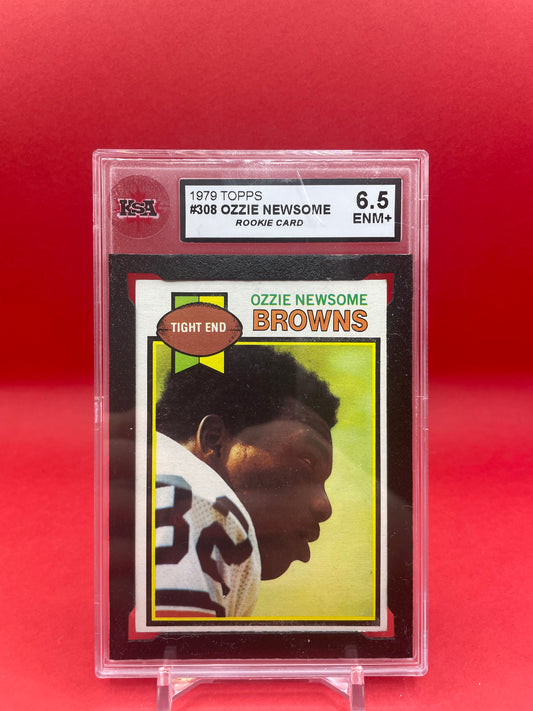 1979 TOPPS OZZIE NEWSOME ROOKIE CARD- KSA 6.5 ENM+