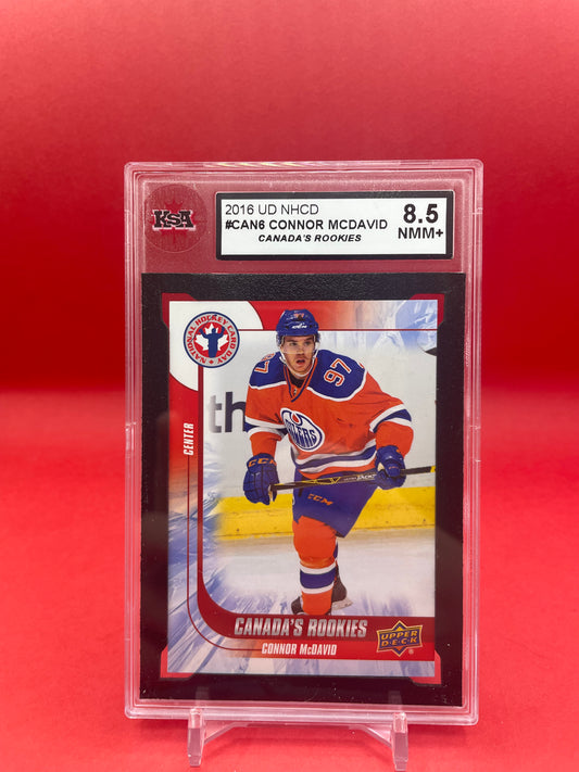 2016 CONNOR MCDAVID UD NHCD CANADA’S ROOKIES - KSA 8.5