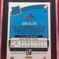 2018 #304 JOSH ALLEN BLUE PRESS PROOF DONRUSS - SGC 9 MT