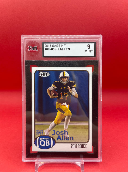 2018 JOSH ALLEN SAGE HIT - KSA 9 MINT