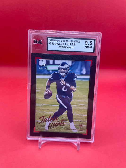 2020 #210 JALEN HURTS PANINI CHRON LUMINANCE - KSA 9.5 MINT