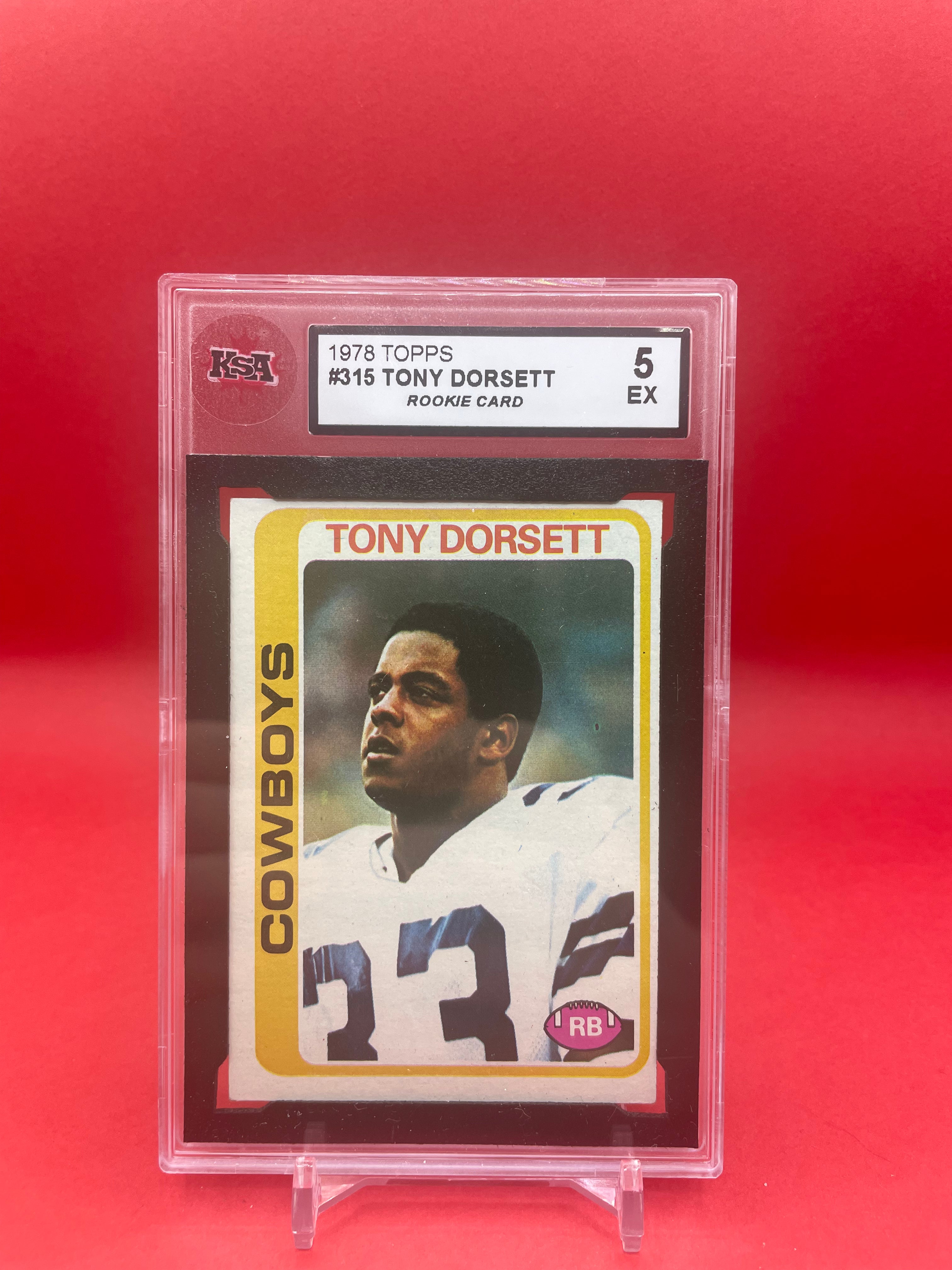 1978 TOPPS TONY DORSETT ROOKIE CARD- KSA 5 EX – Front Row Sports Cards