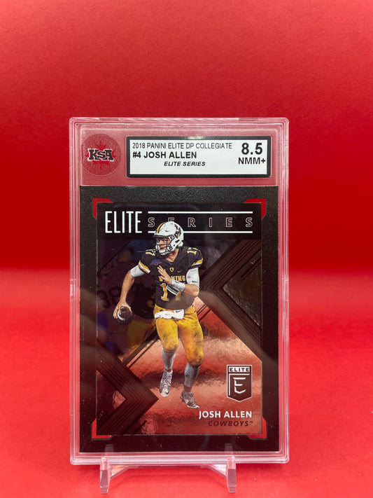 2018 JOSH ALLEN PANINI ELITE DP COLLEGIATE ELITE SERIES - KSA 8.5 NMM+