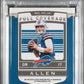 2018 JOSH ALLEN PANINI P & P FULL COVERAGE RELIC- PURPLE- PSA 8 NM-MT