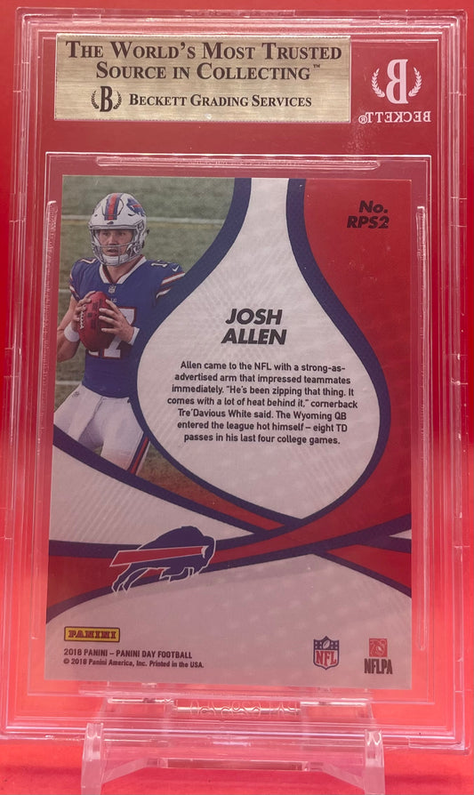 2018 PANINI ELITE DP COLLEGIATE JOSH ALLEN #103 WHITE JERSEY RC