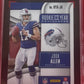 2018 #RYA-JA JOSH ALLEN PANINI CONTENDERS - KSA 8.5 NMM+