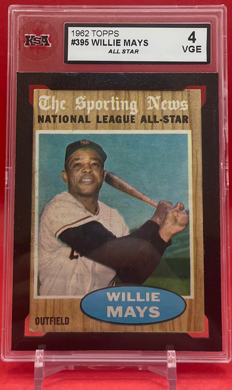 1962 TOPPS WILLIE MAYS