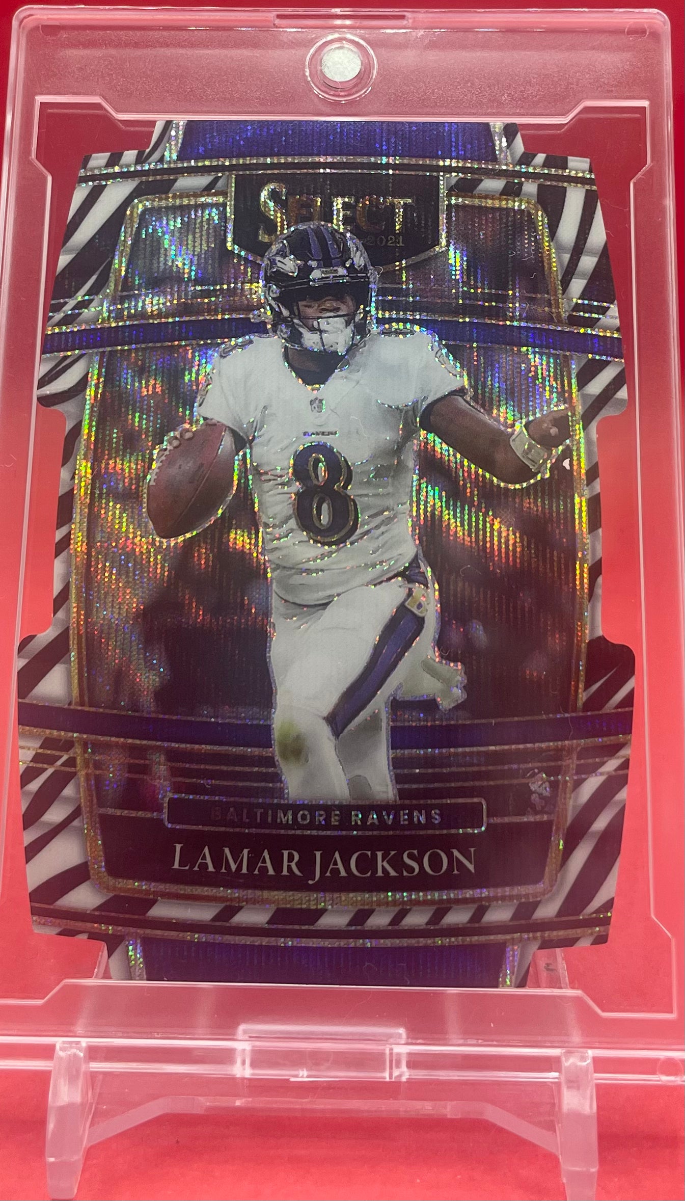 2021 LAMAR JACKSON PRIZM SELECT