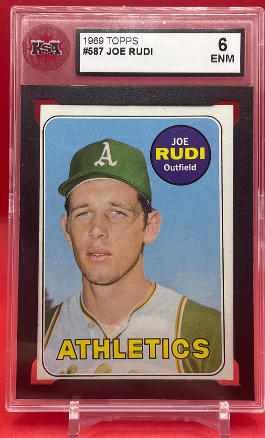 1969 TOPPS JOE RUDI - KSA 6 ENM