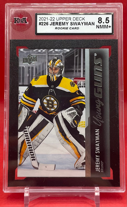 2021-2022 JEREMY SWAYMAN UPPER DECK ROOKIE CARD- KSA 8.5 NMM+