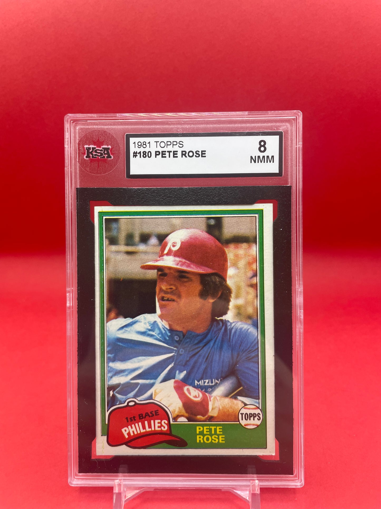 1981 TOPPS PETE ROSE- KSA 8 NMM