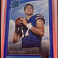 2018 #304 JOSH ALLEN RATED ROOKIE PRESS PROOF BLUE - PSA 8 NM-MT