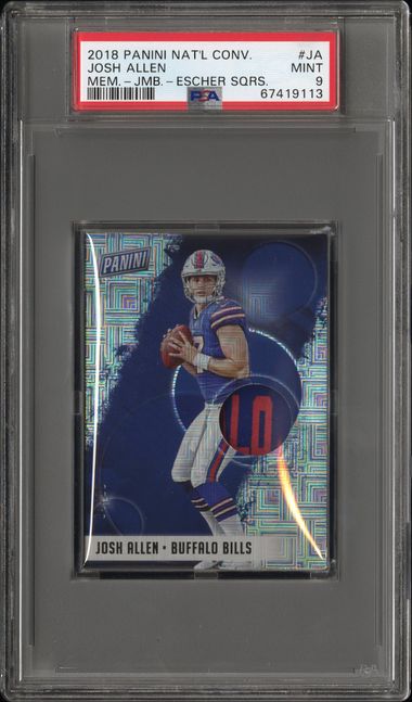 2018 #JA JOSH ALLEN PANINI 04/10 - PSA 9 MINT