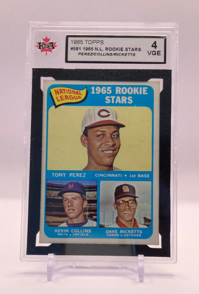 Tony Perez 1965 Topps Rookie Baseball Card #581