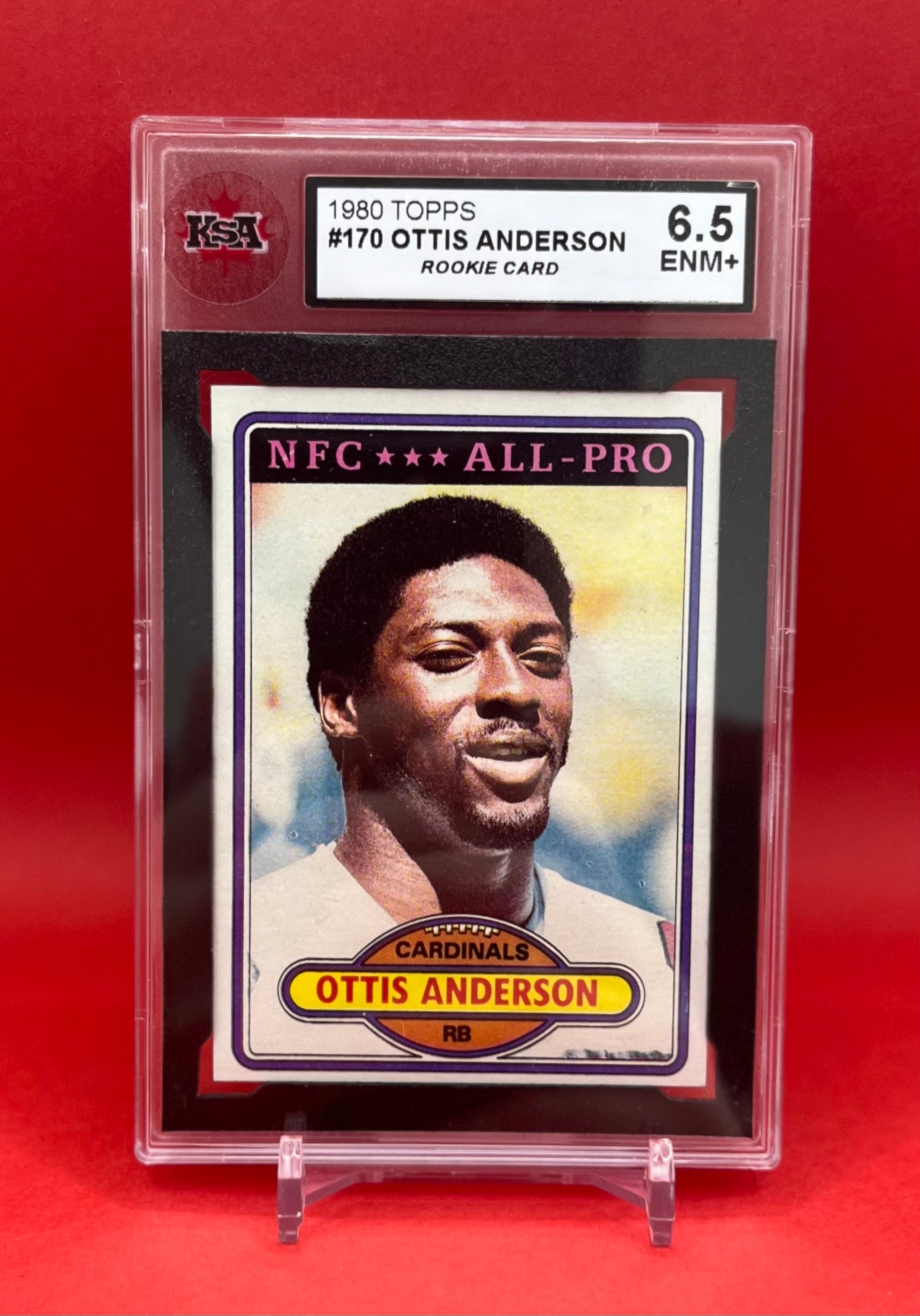 1980 #170 OTTIS ANDERSON TOPPS - KSA 6.5 ENM+