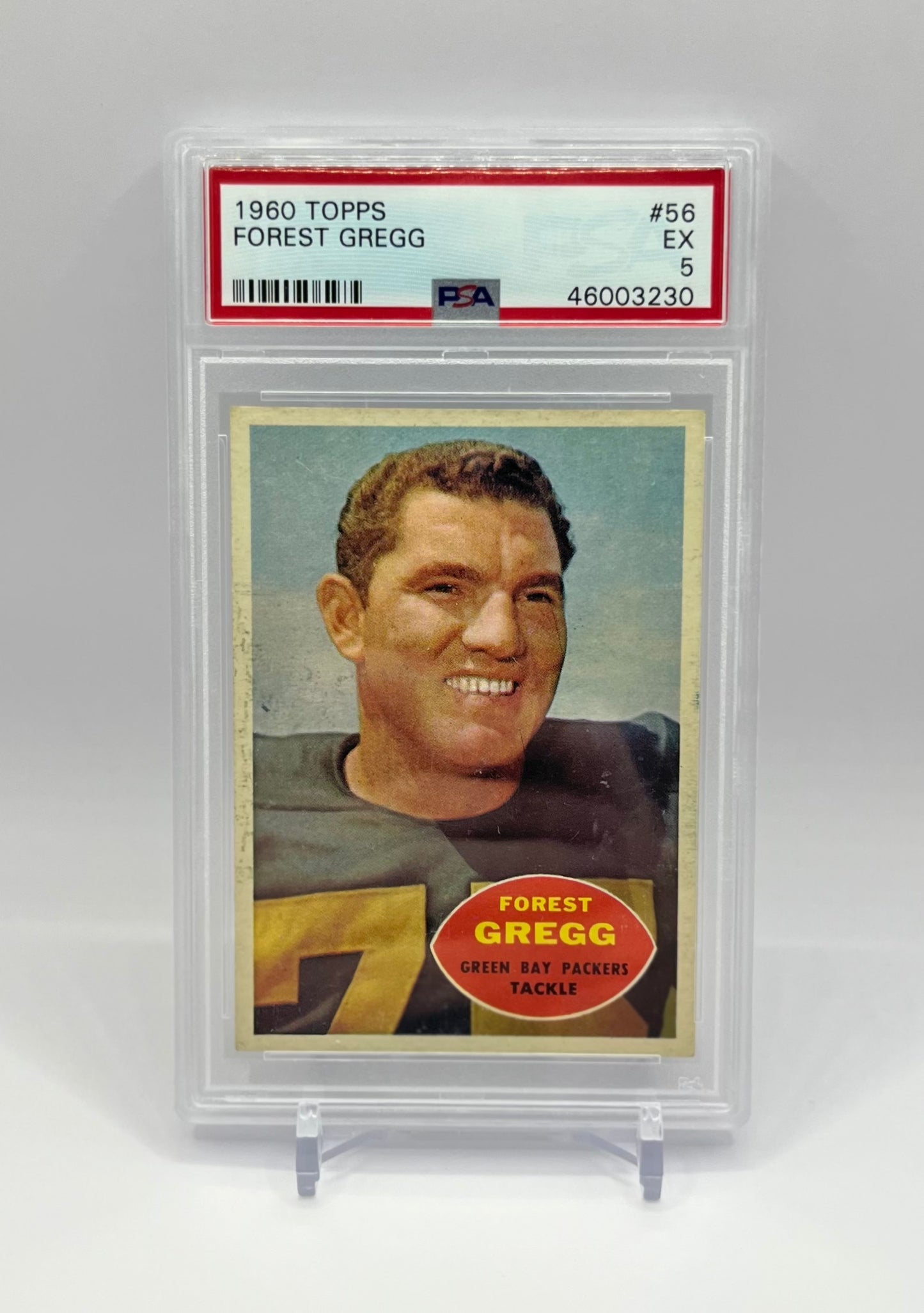 1960 #56 FOREST GREGG TOPPS - PSA 5 EX