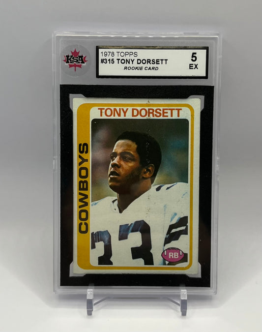 1978 #315 TONY DORSETT TOPPS ROOKIE - KSA 5 EX