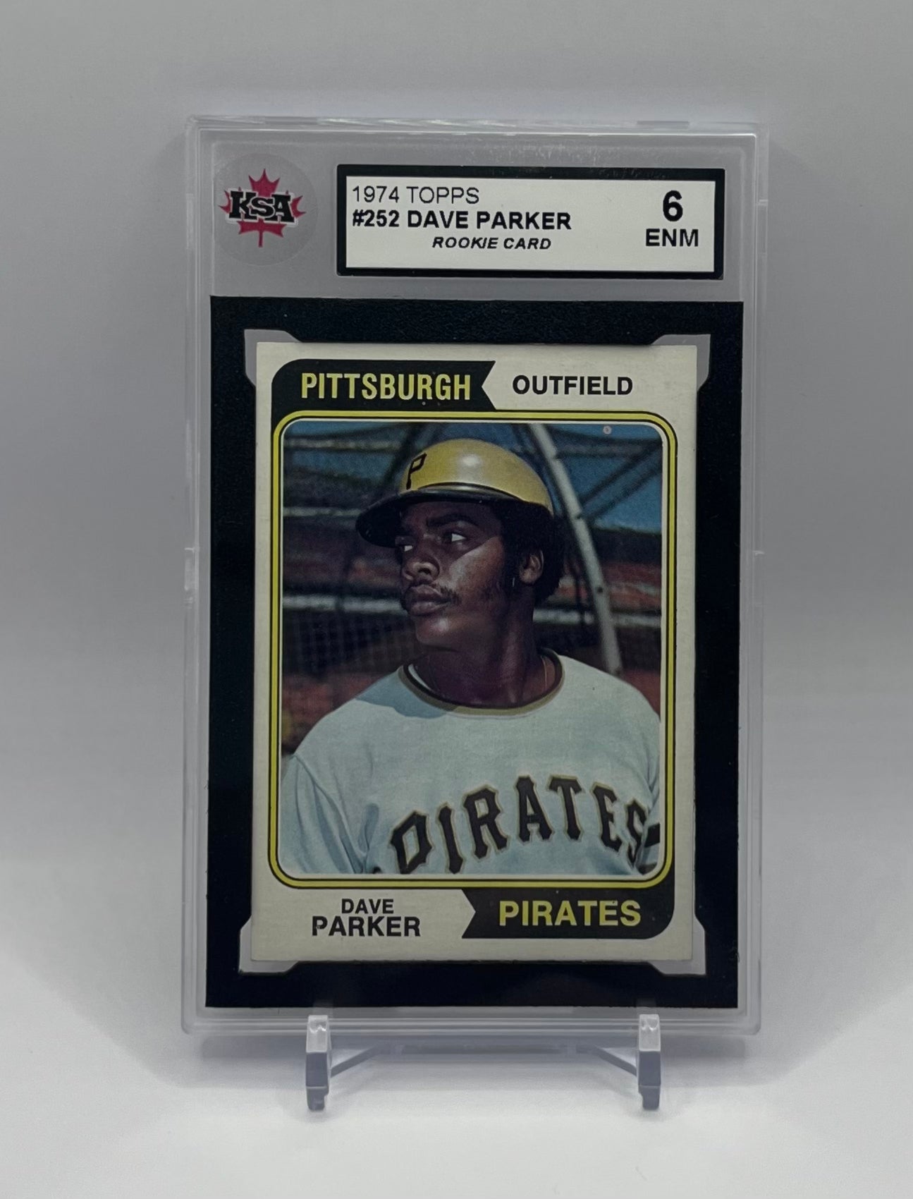 1974 #252 DAVE PARKER TOPPS - KSA 6 ENM