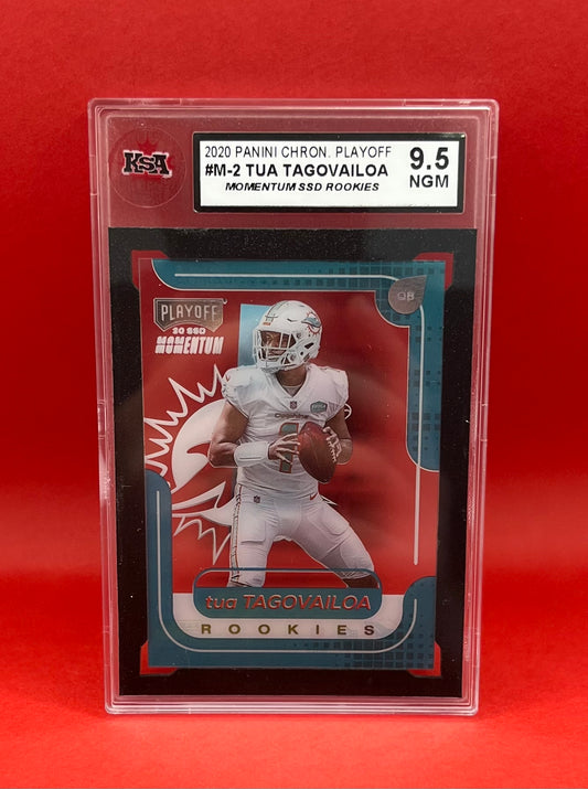 2020 #M-2 TUA TAGOVAILOA PANINI CHRON PLAYOFF - KSA 9.5 NGM