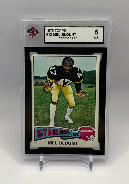 1975 #12 MEL BLOUNT TOPPS ROOKIE - KSA 5 EX