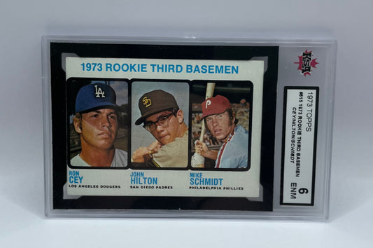 1973 #615 CEY/HILTON/SCHMIDT ROOKIE THIRD BASEMEN TOPPS - KSA 6 ENM