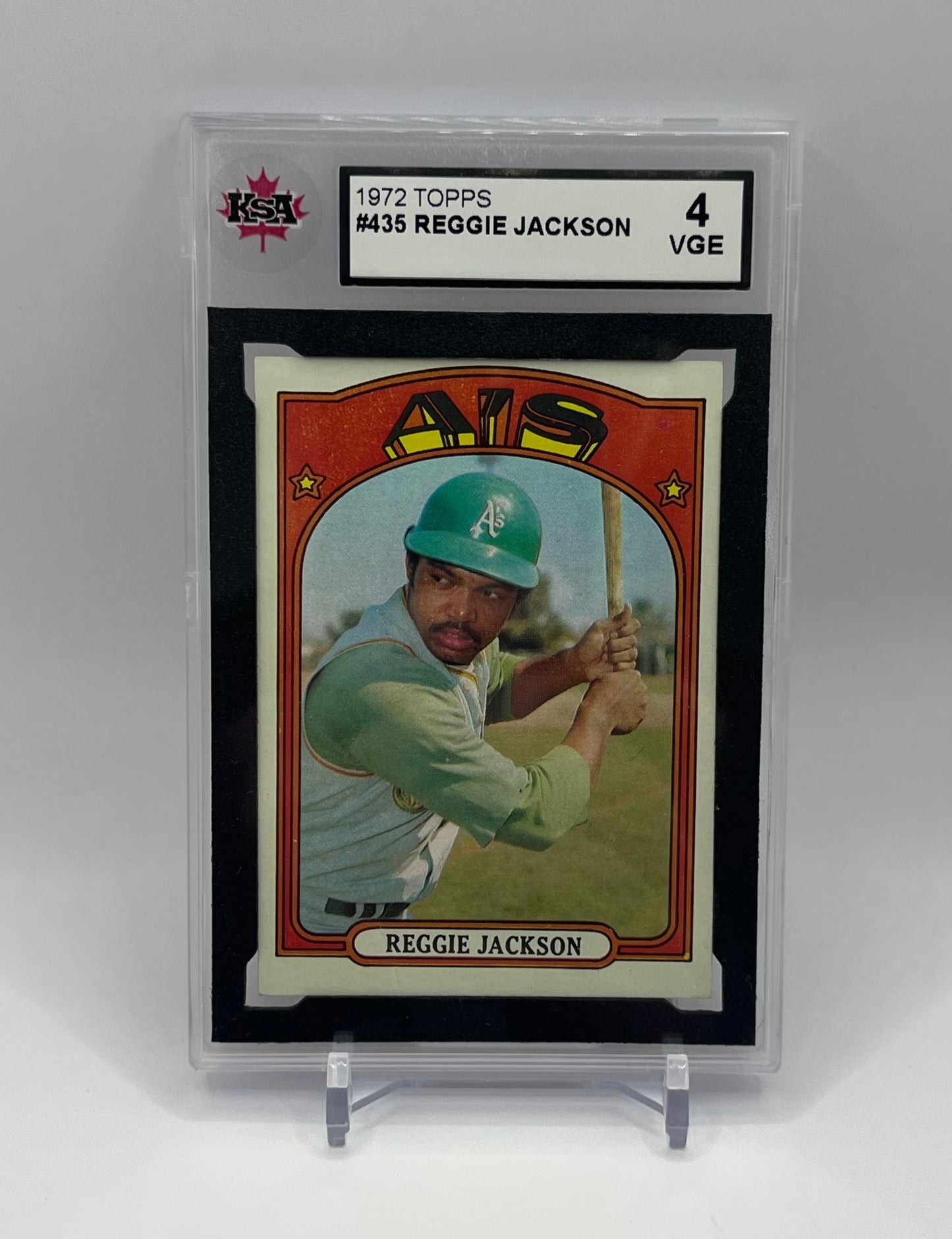 1972 #435 REGGIE JACKSON TOPPS - KSA 4 VGE