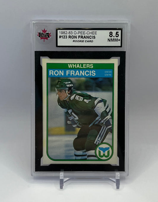 1982-83 #123 RON FRANCIS O-PEE-CHEE - KSA 8.5 NMM+