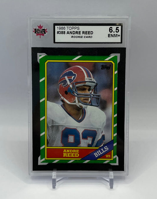 1986 #388 ANDRE REED TOPPS - KSA 6.5 ENM+