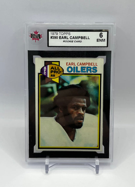 1979 #390 EARL CAMPBELL TOPPS - KSA 6 ENM