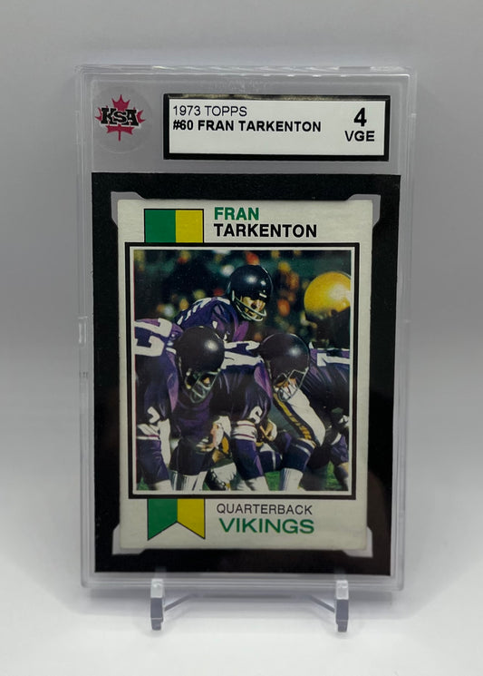 1973 #60 FRAN TARKENTON TOPPS - KSA 4 VGE