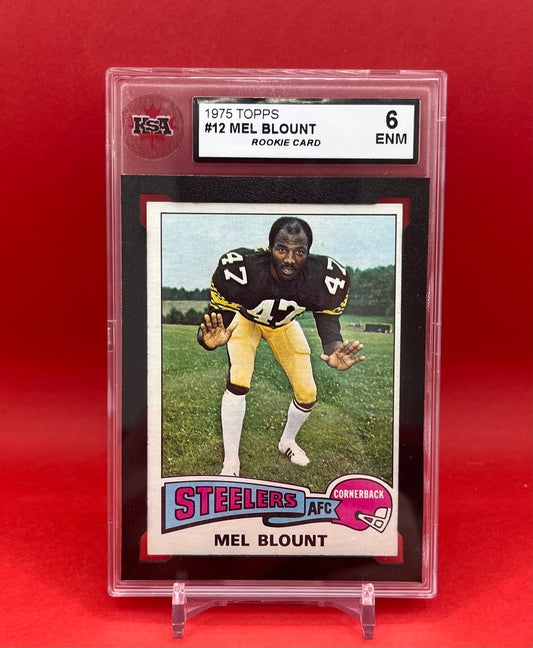 1975 #12 MEL BLOUNT TOPPS - KSA 6 ENM