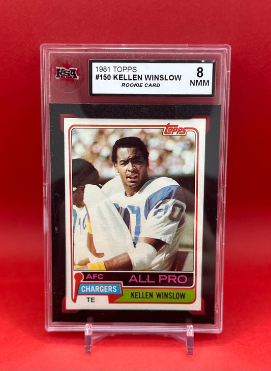 1981 #150 KELLEN WINSLOW TOPPS - KSA 8 NMM