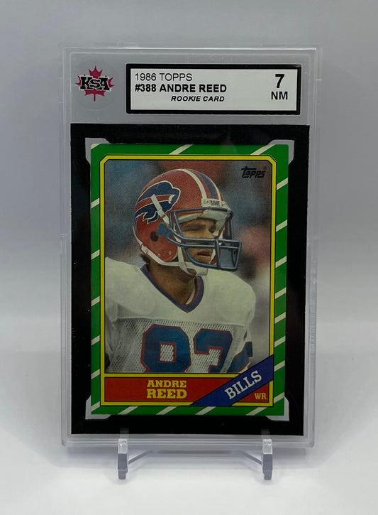 1986 #388 ANDRE REED TOPPS - KSA 7 NM