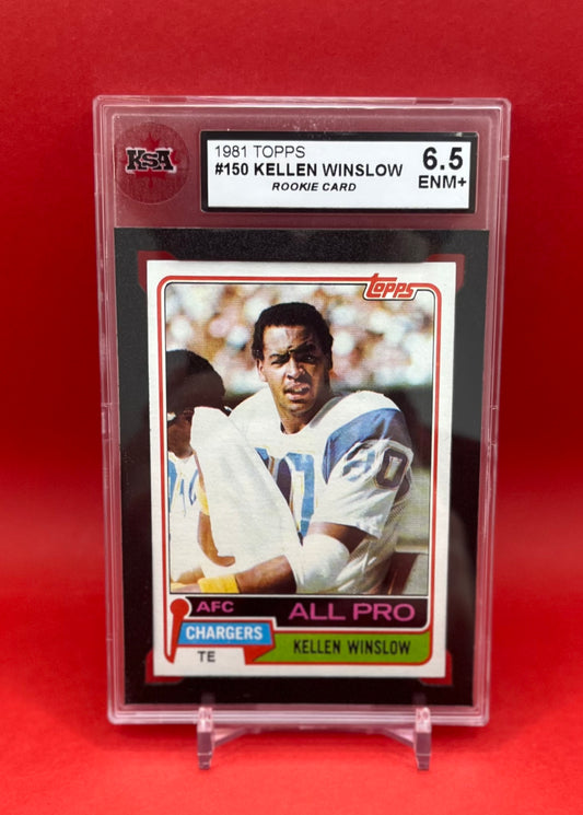 1981 #150 KELLEN WINSLOW TOPPS - KSA 6.5 ENM+