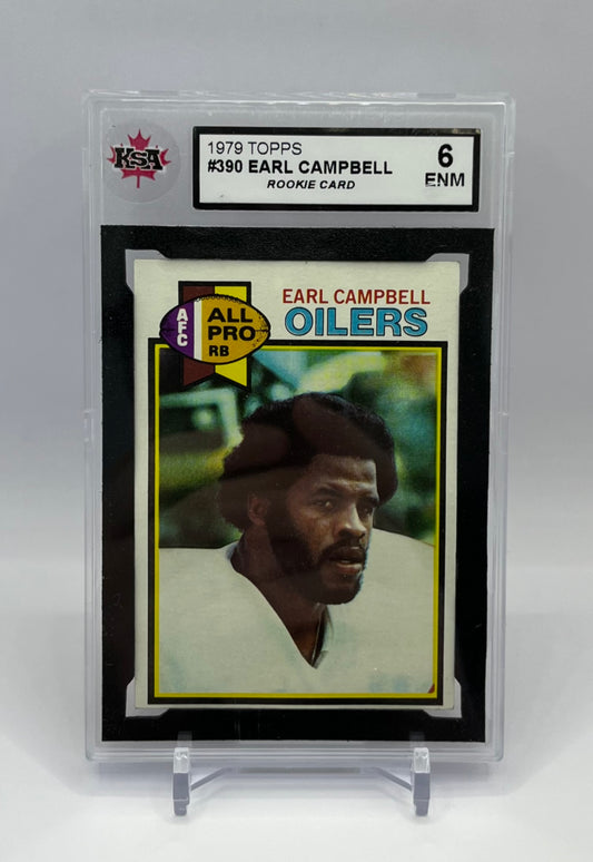 1979 #390 EARL CAMPBELL TOPPS - KSA 6 ENM