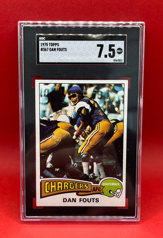 1975 #367 DAN FOUTS TOPPS - SGC 7.5 NM+