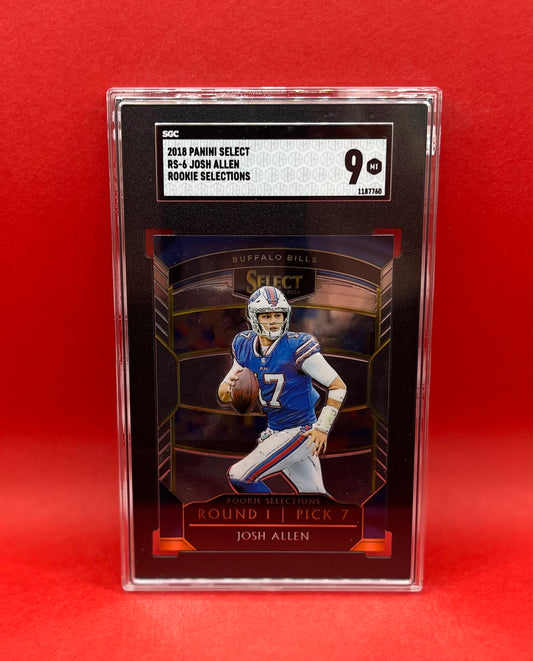 2018 RS-6 JOSH ALLEN PANINI ROOKIE SELECTIONS - SGC 9 MT