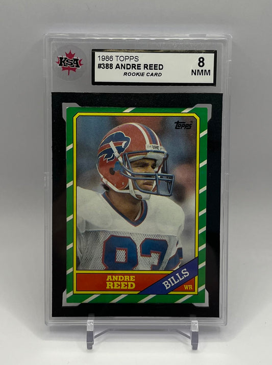 1986 #388 ANDRE REED TOPPS - KSA 8 NMM