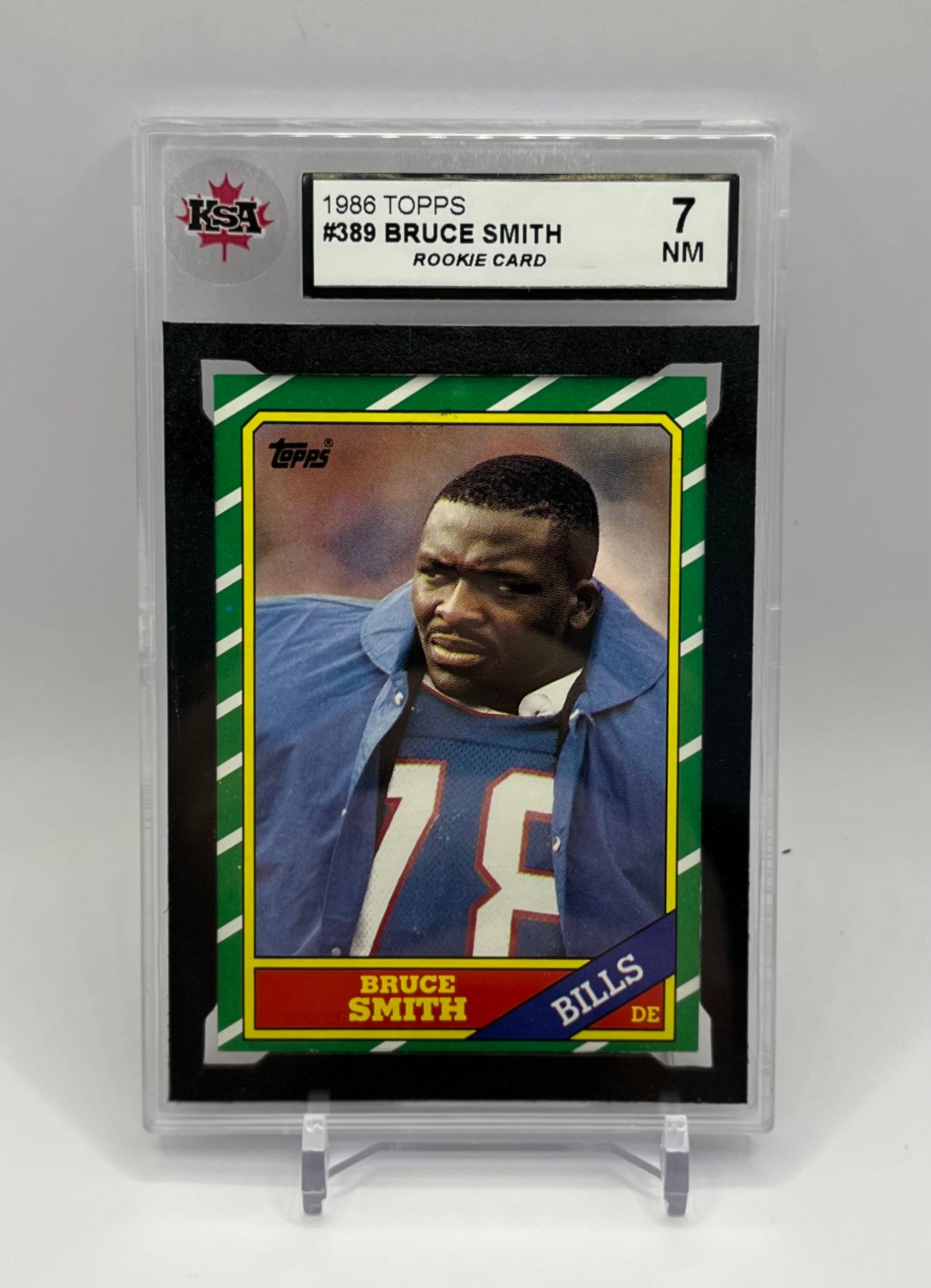 1986 #389 BRUCE SMITH TOPPS - KSA 7 NM