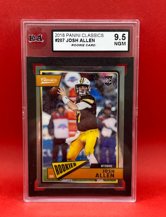 2018 #207 JOSH ALLEN PANINI OPT CHROME CLASSICS - KSA 9.5 NGM