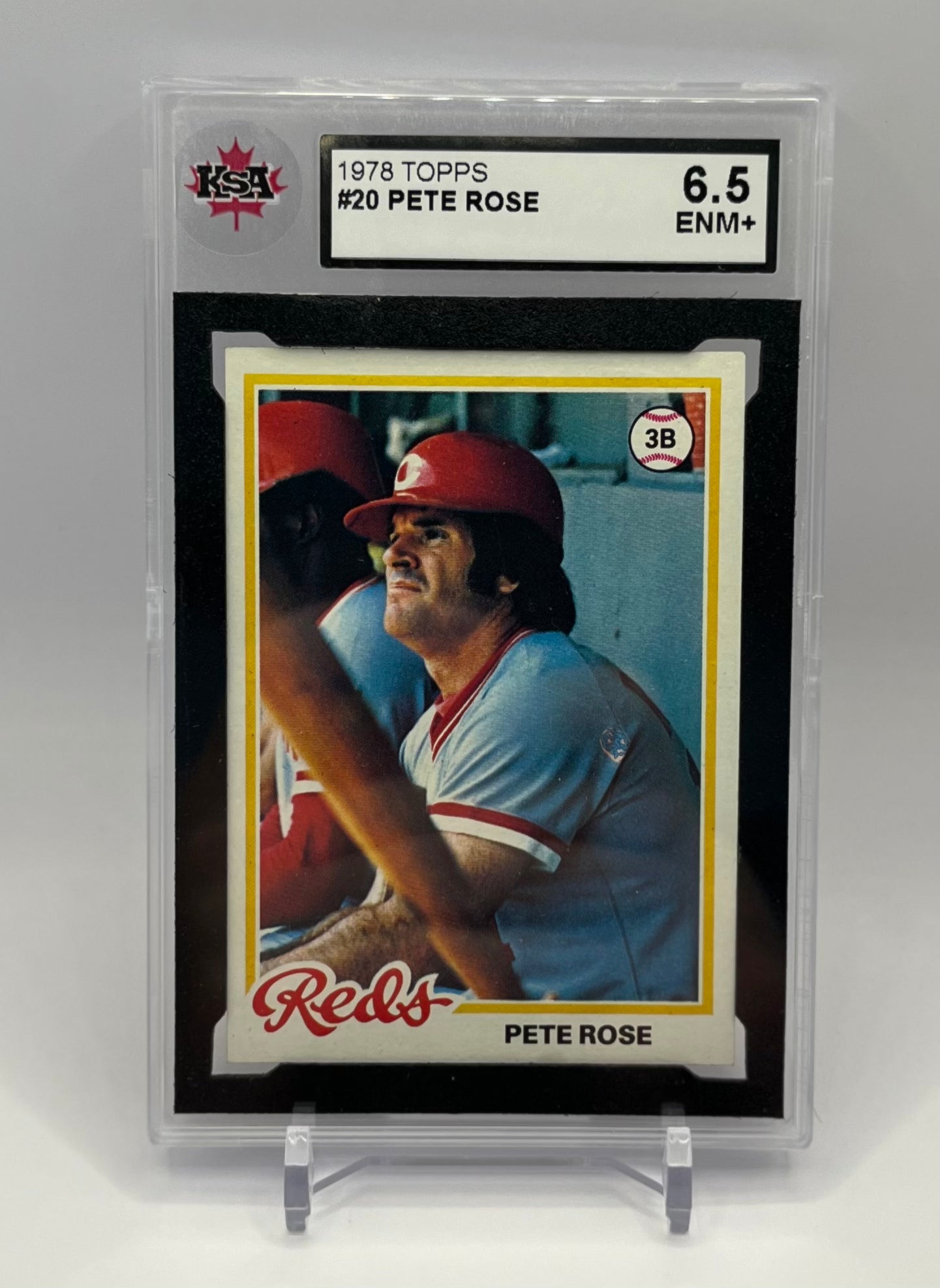 1978 #20 PETE ROSE TOPPS - KSA 6.5 ENM+