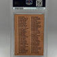 1963 CHECKLIST 1-88 FLEER - PSA 3 VG