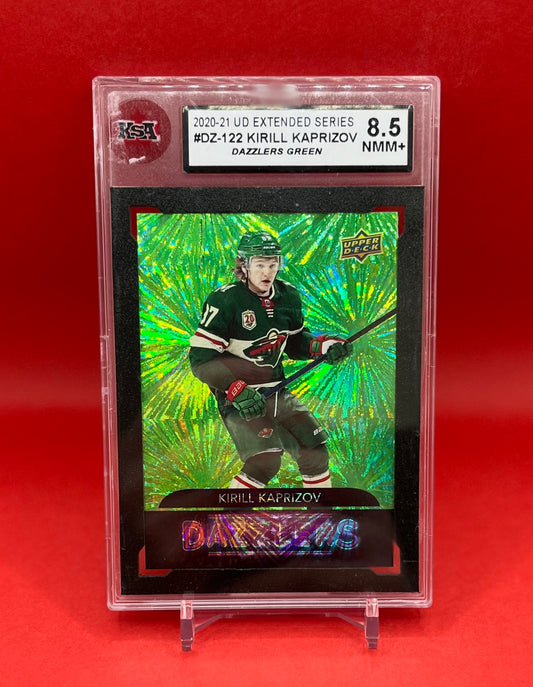 2020-21 #DZ-122 KIRILL KAPRISOV UD EXTENDED SERIES DAZZLERS GREEN - KSA 8.5 NMM+