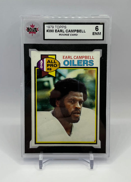 1979 #390 EARL CAMPBELL TOPPS - KSA 6 ENM